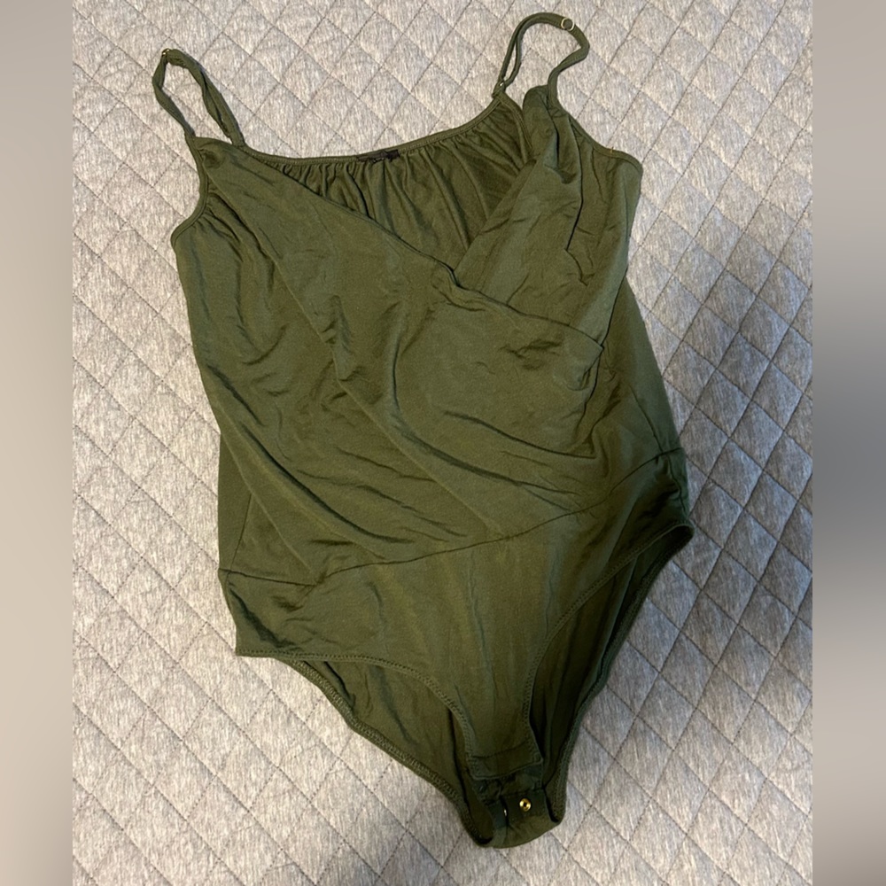 J. CREW Deep-V Bodysuit